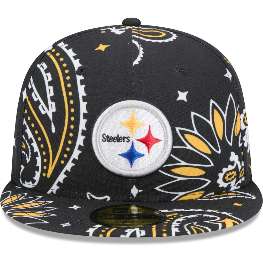 Pittsburgh Steelers New Era Paisley 59FIFTY Fitted Hat