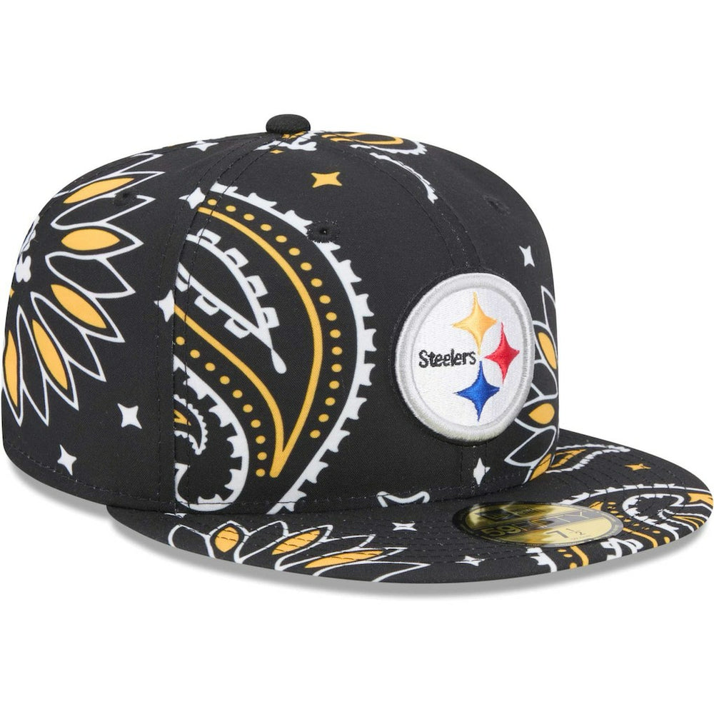 Pittsburgh Steelers New Era Paisley 59FIFTY Fitted Hat