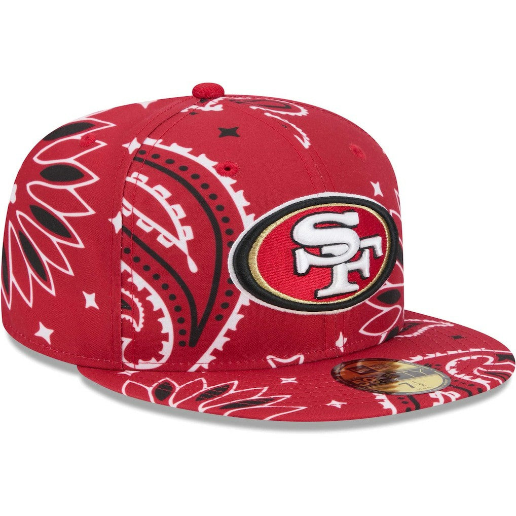 San Francisco 49ers New Era Paisley 59FIFTY Fitted Hat