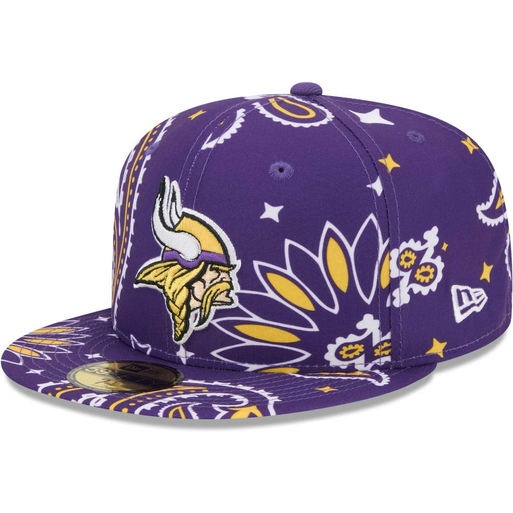 Minnesota Vikings New Era Paisley 59FIFTY Fitted Hat