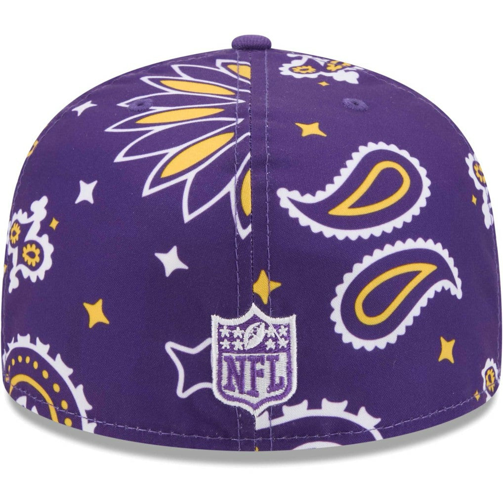 Minnesota Vikings New Era Paisley 59FIFTY Fitted Hat