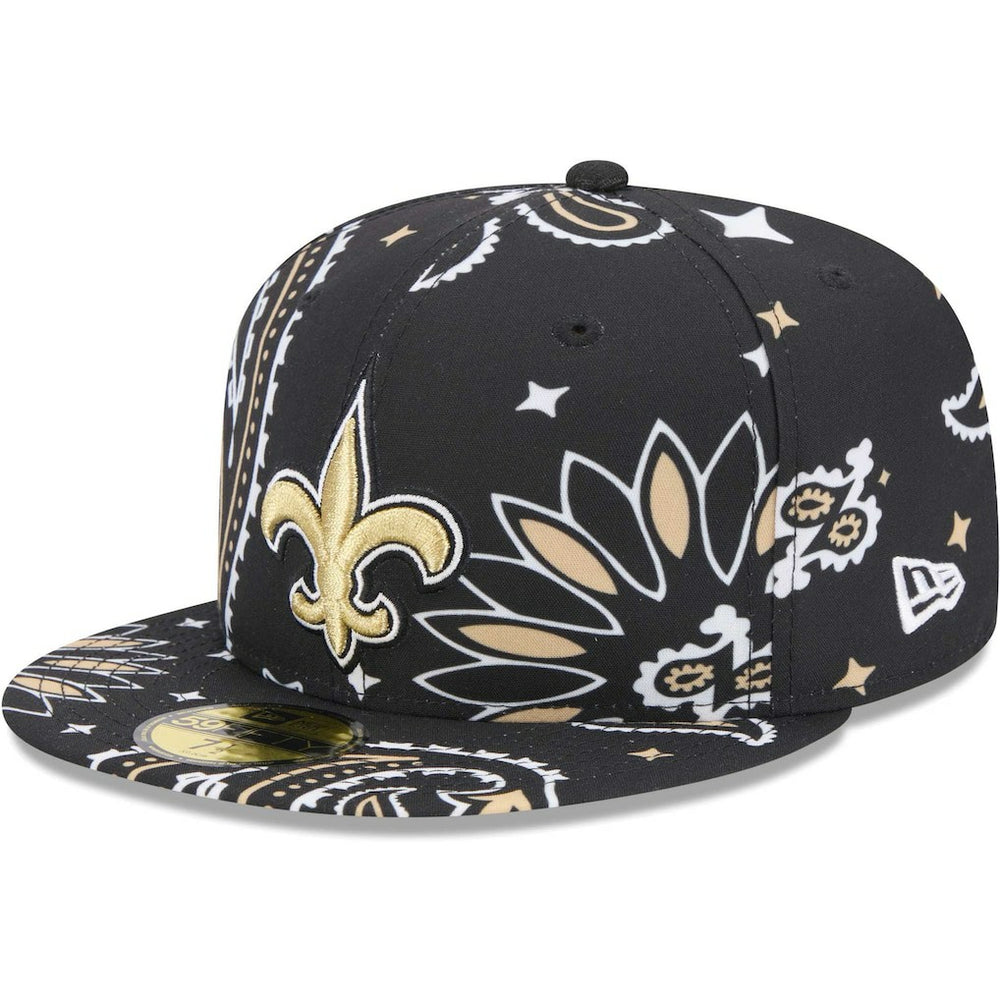 New Orleans Saints New Era Paisley 59FIFTY Fitted Hat