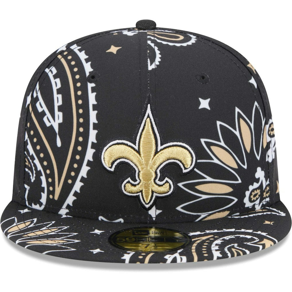 New Orleans Saints New Era Paisley 59FIFTY Fitted Hat