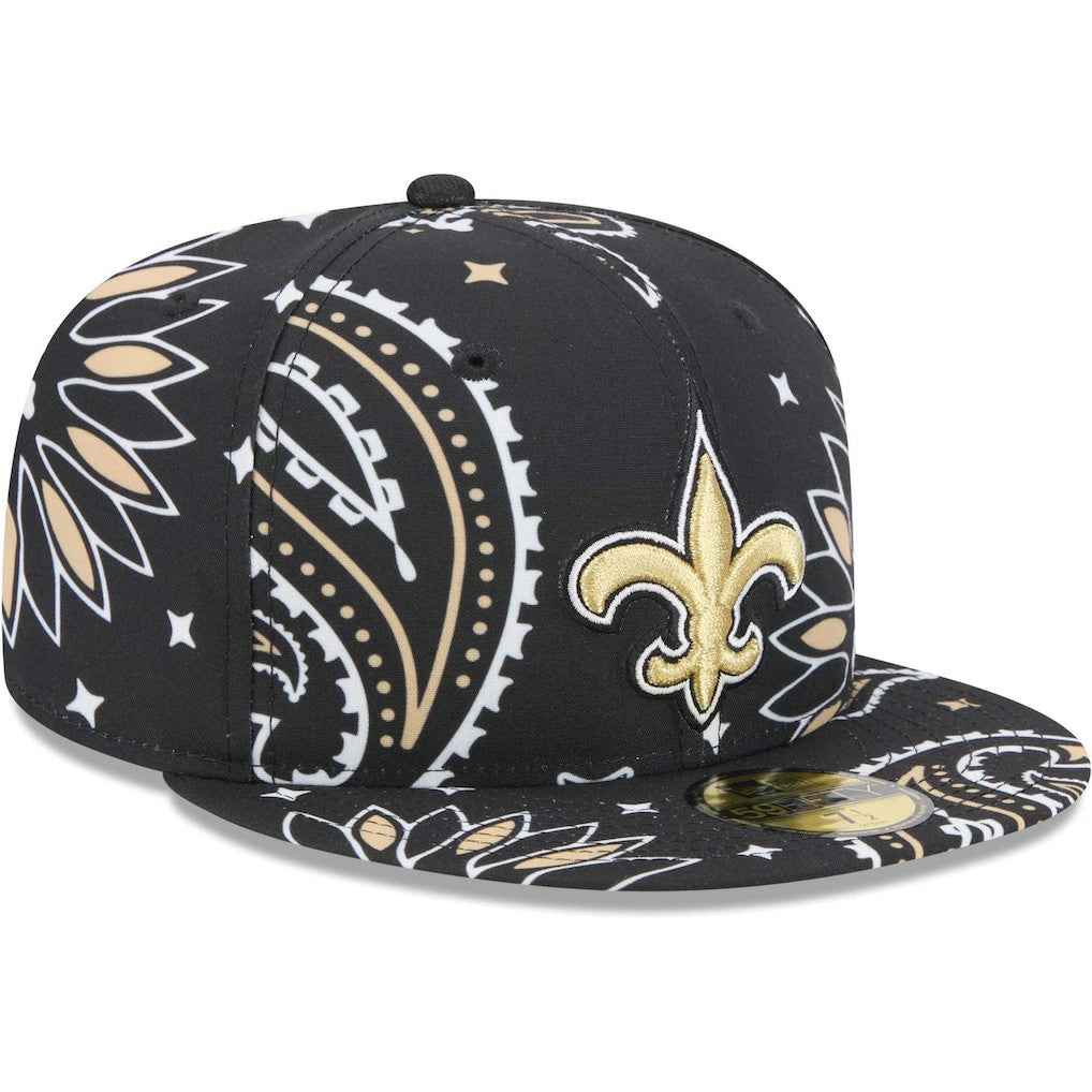 New Orleans Saints New Era Paisley 59FIFTY Fitted Hat