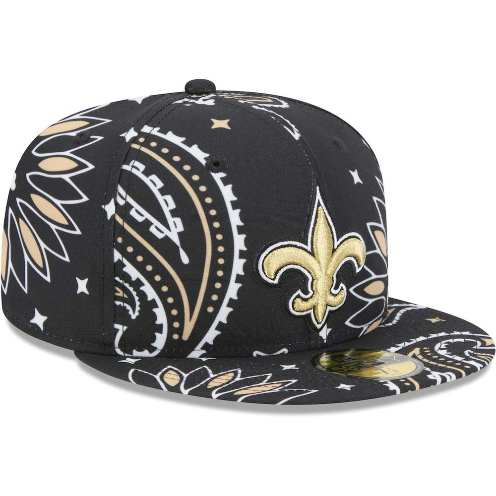 New Orleans Saints New Era Paisley 59FIFTY Fitted Hat