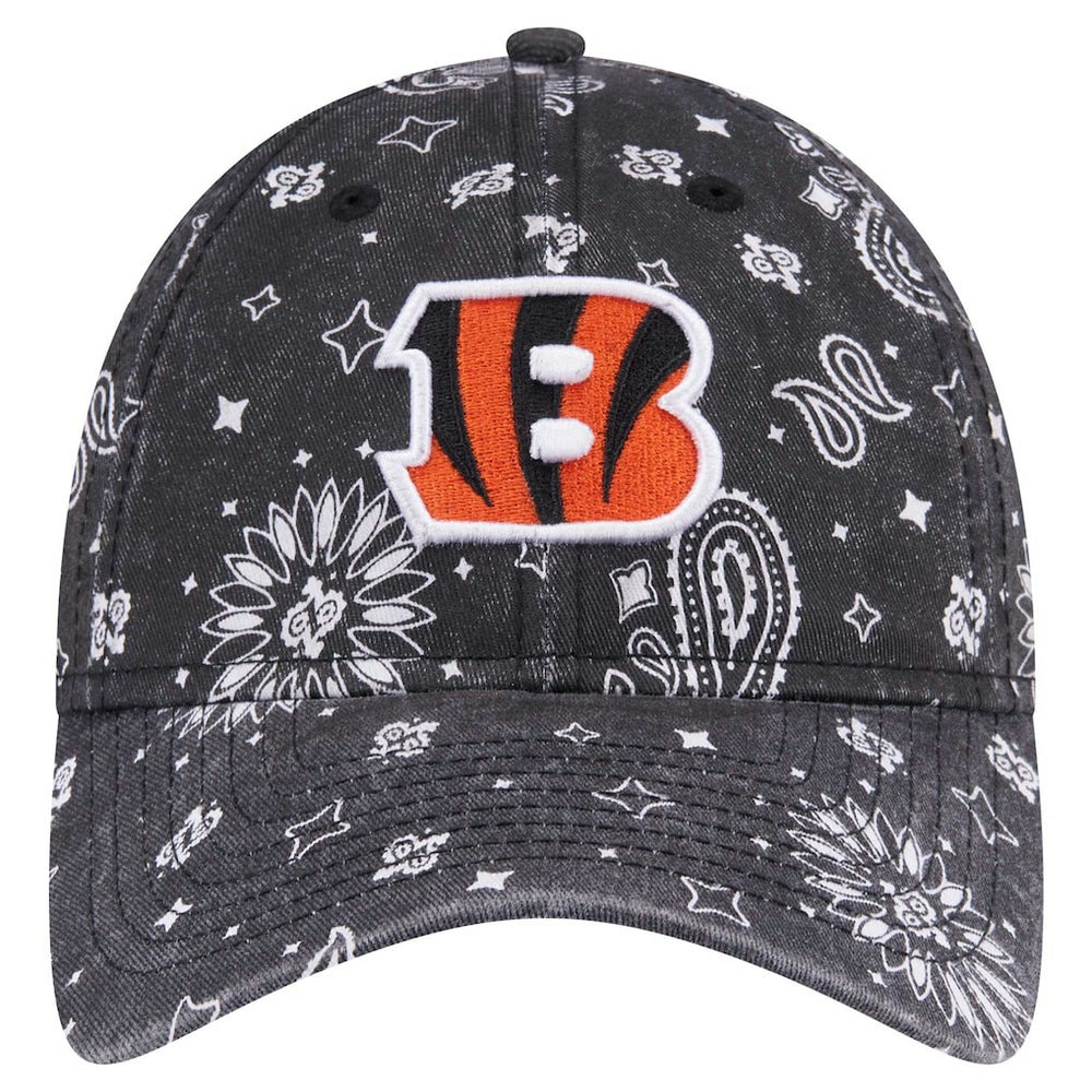 Cincinnati Bengals New Era Women's Paisley 9TWENTY Adjustable Hat