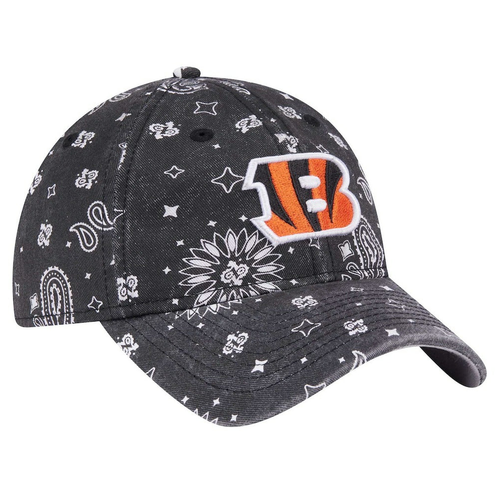 Cincinnati Bengals New Era Women's Paisley 9TWENTY Adjustable Hat