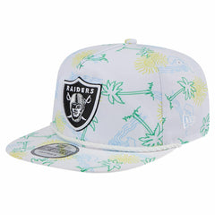 Las Vegas Raiders New Era Vacay Golfer Snapback Hat