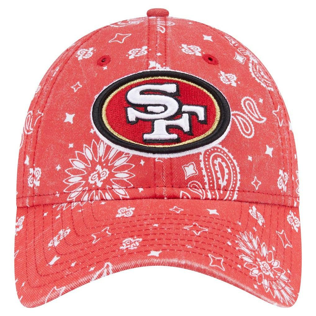 San Francisco 49ers New Era Women's Paisley 9TWENTY Adjustable Hat