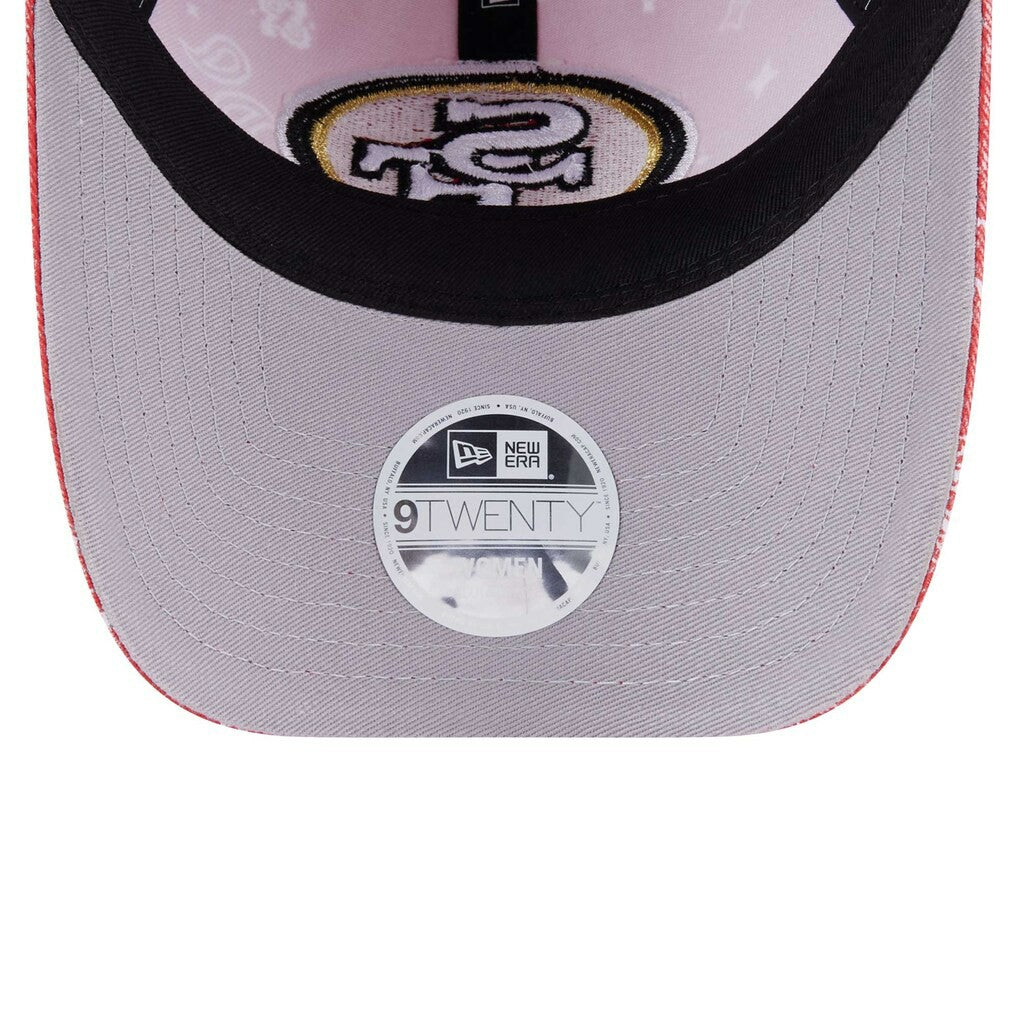 San Francisco 49ers New Era Women's Paisley 9TWENTY Adjustable Hat