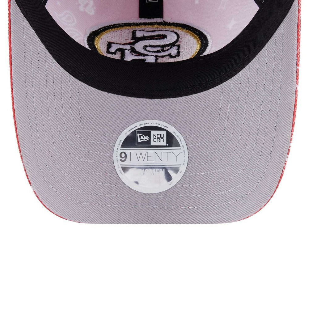 San Francisco 49ers New Era Women's Paisley 9TWENTY Adjustable Hat