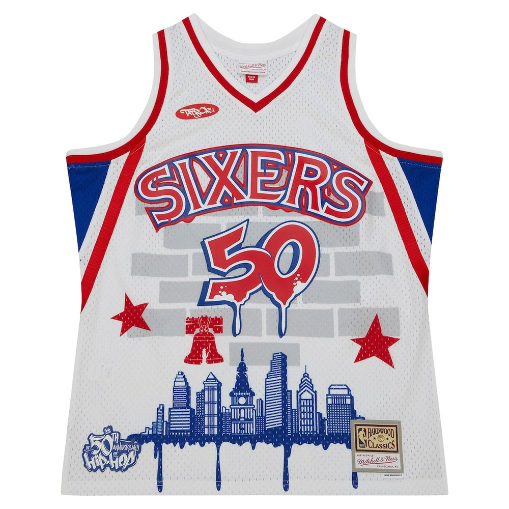Philadelphia 76ers x Tats Cru Hardwood Classics Fashion Jersey sale Online