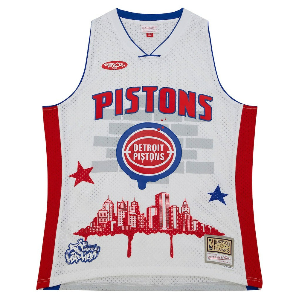 Detroit Pistons x Tats Cru Hardwood Classics Fashion Jersey sale Online
