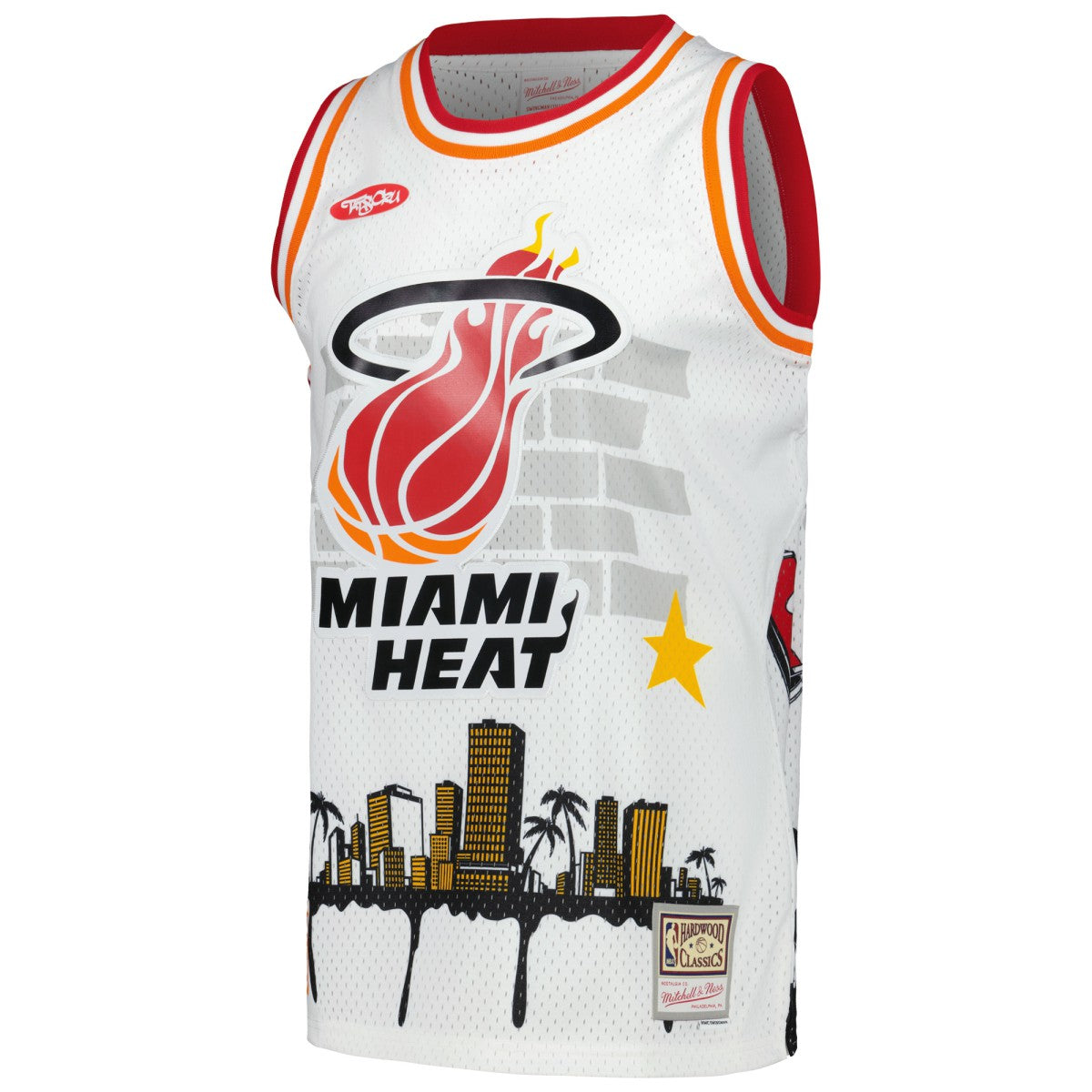 Miami Heat x Tats Cru Hardwood Classics Fashion Jersey For Sale