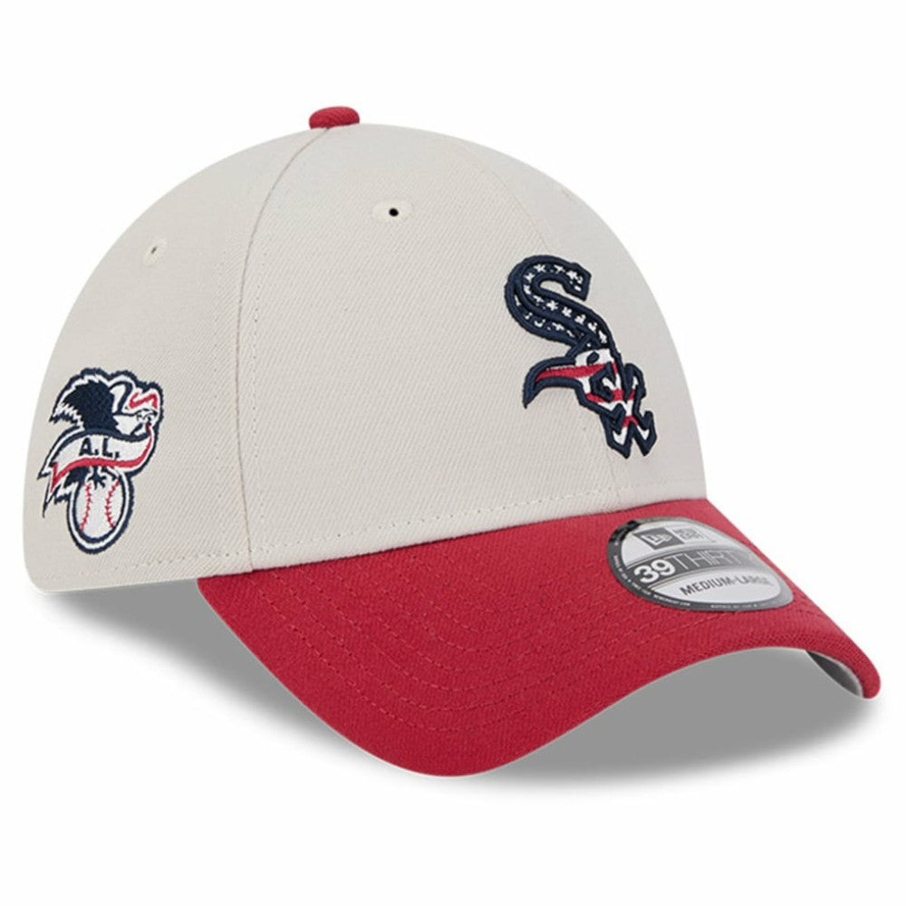 Chicago White Sox New Era 2024 Fourth of July 39THIRTY Flex Hat | MLB Outlet