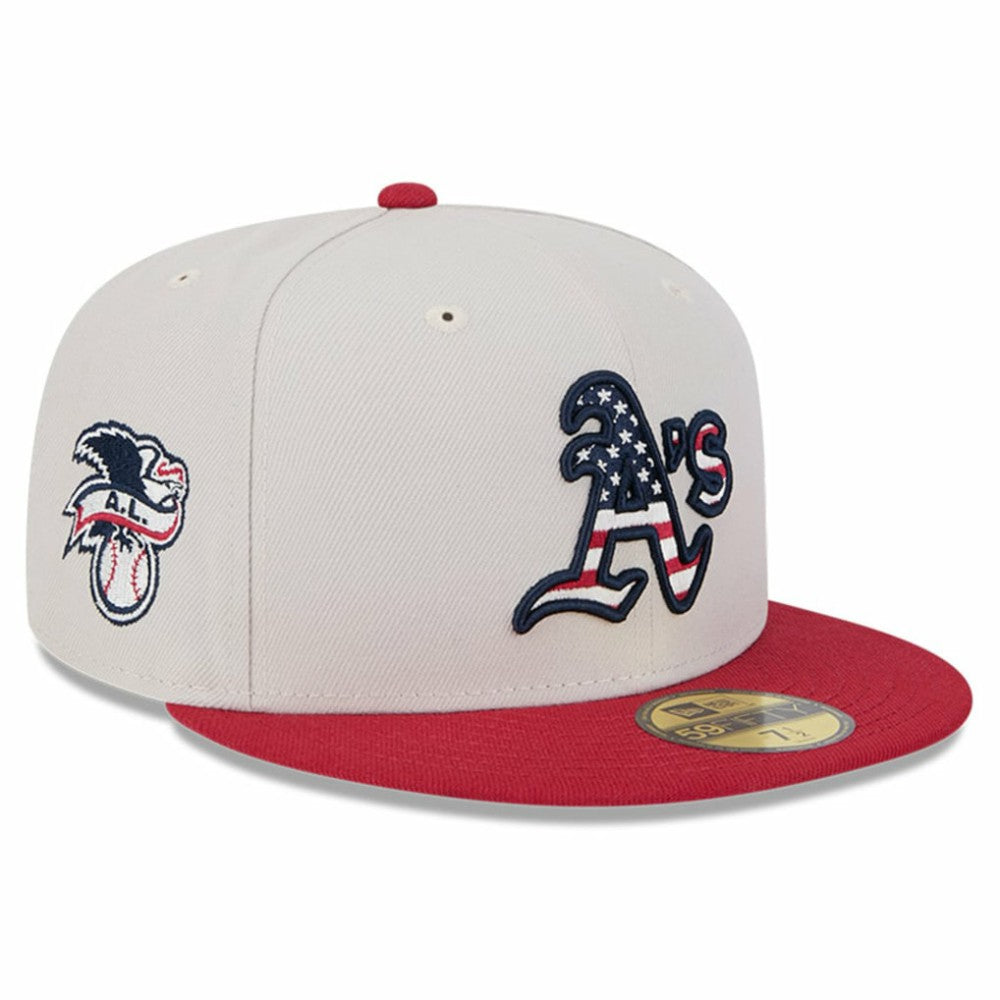 Athletics New Era 2024 Fourth of July 59FIFTY Fitted Hat | MLB Outlet