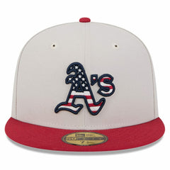 Athletics New Era 2024 Fourth of July 59FIFTY Fitted Hat | MLB Outlet