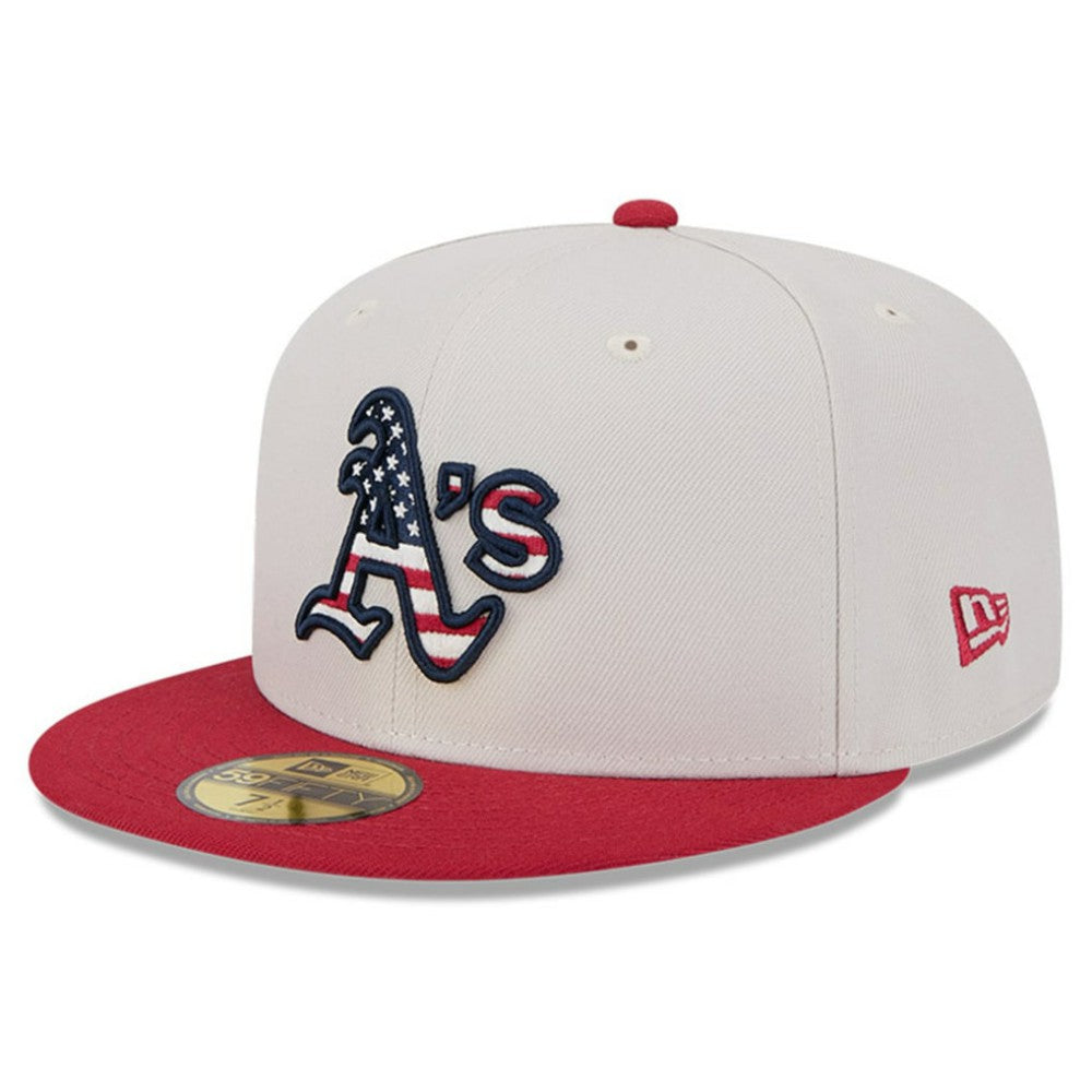 Athletics New Era 2024 Fourth of July 59FIFTY Fitted Hat | MLB Outlet