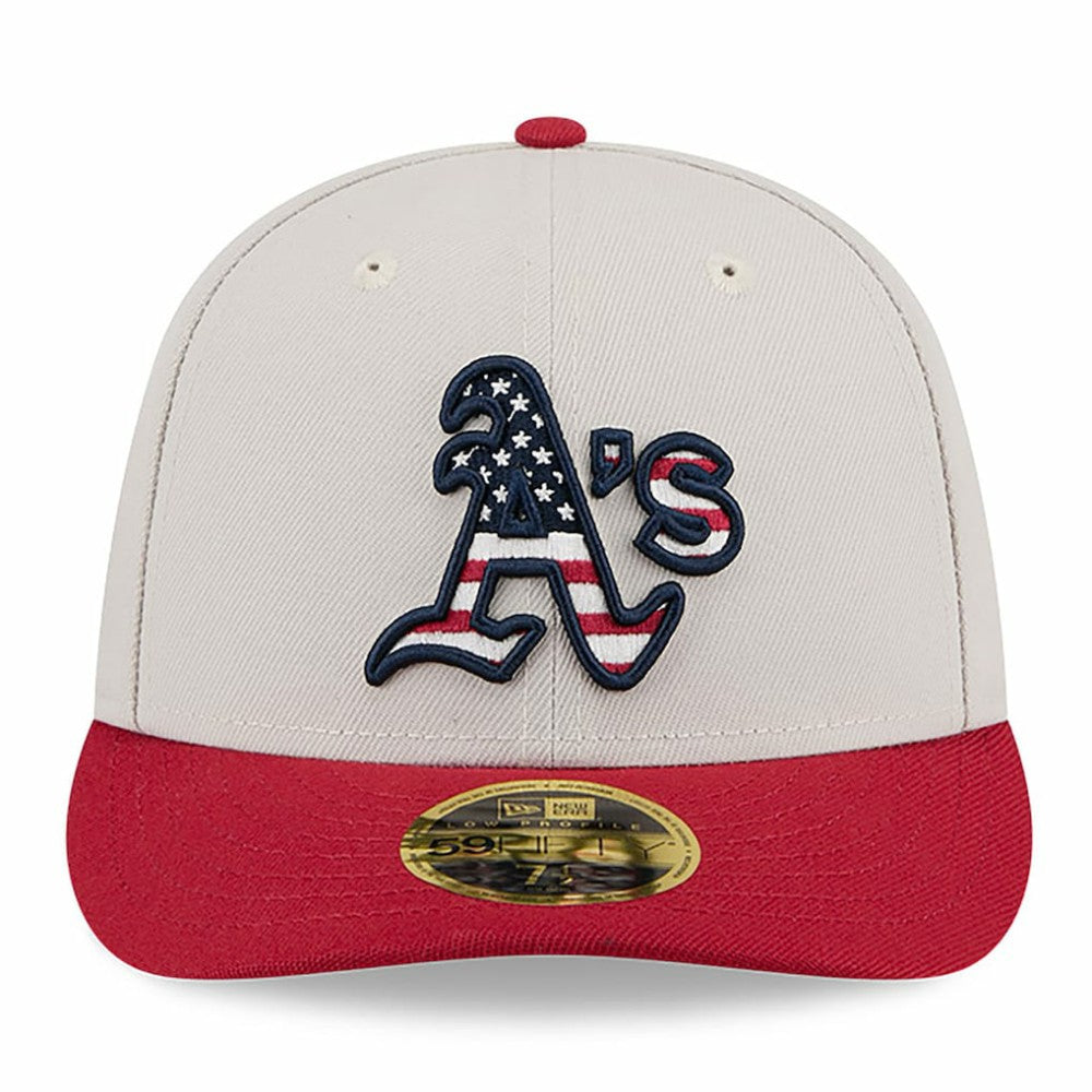 Athletics New Era 2024 Fourth of July Low Profile 59FIFTY Fitted Hat | MLB Outlet