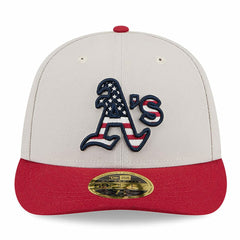 Athletics New Era 2024 Fourth of July Low Profile 59FIFTY Fitted Hat | MLB Outlet