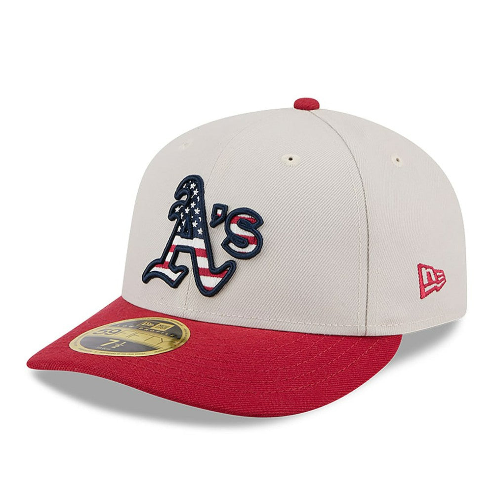 Athletics New Era 2024 Fourth of July Low Profile 59FIFTY Fitted Hat | MLB Outlet