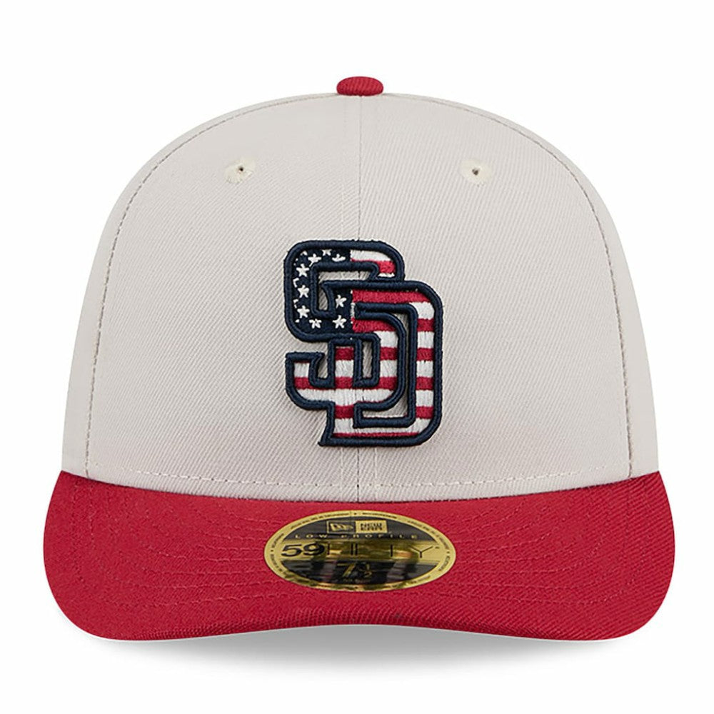 San Diego Padres New Era 2024 Fourth of July Low Profile 59FIFTY Fitted Hat | MLB Online