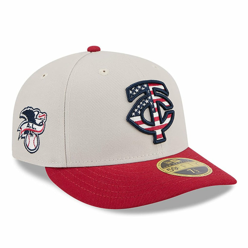 Minnesota Twins New Era 2024 Fourth of July Low Profile 59FIFTY Fitted Hat | MLB For sale