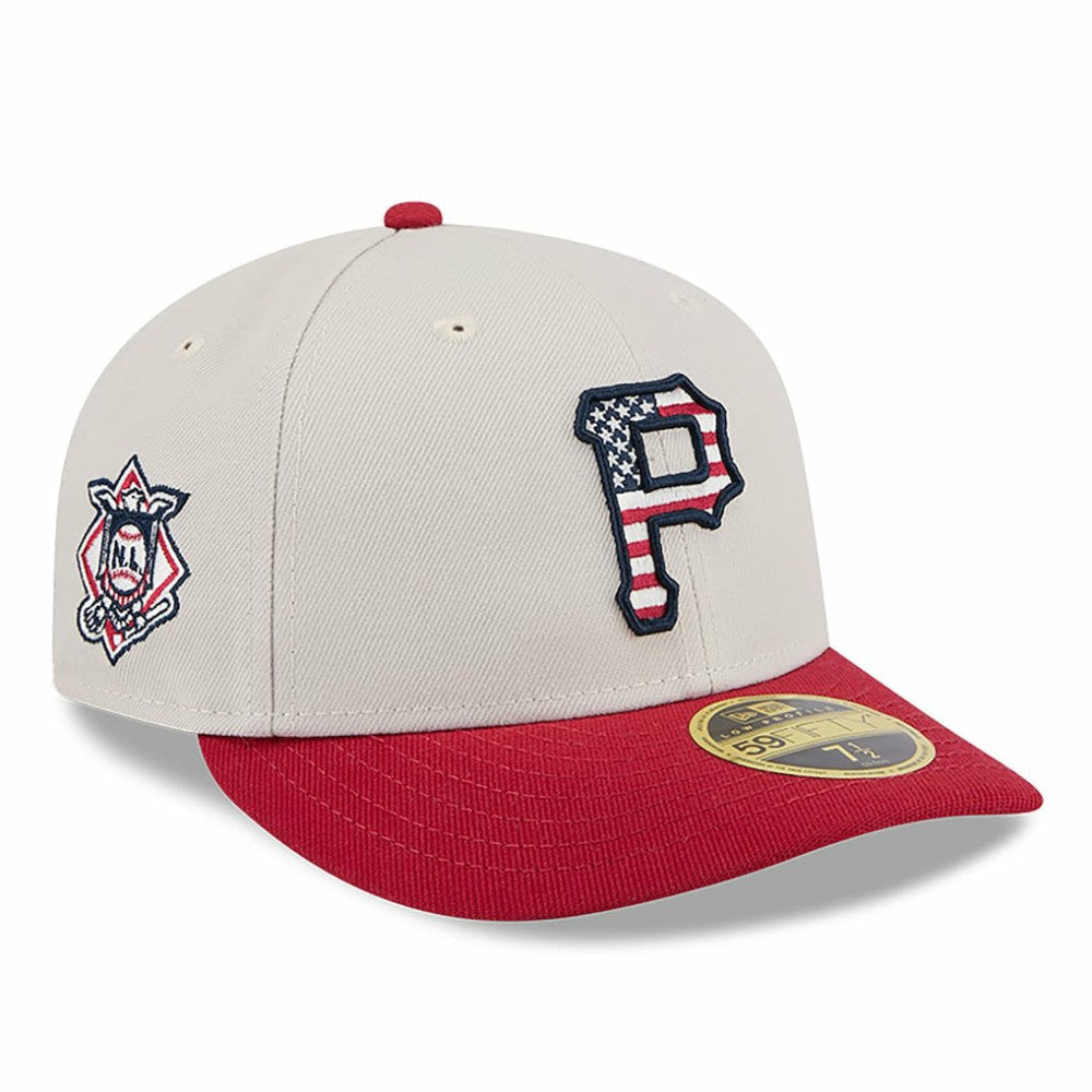 Pittsburgh Pirates New Era 2024 Fourth of July Low Profile 59FIFTY Fitted Hat | MLB Outlet