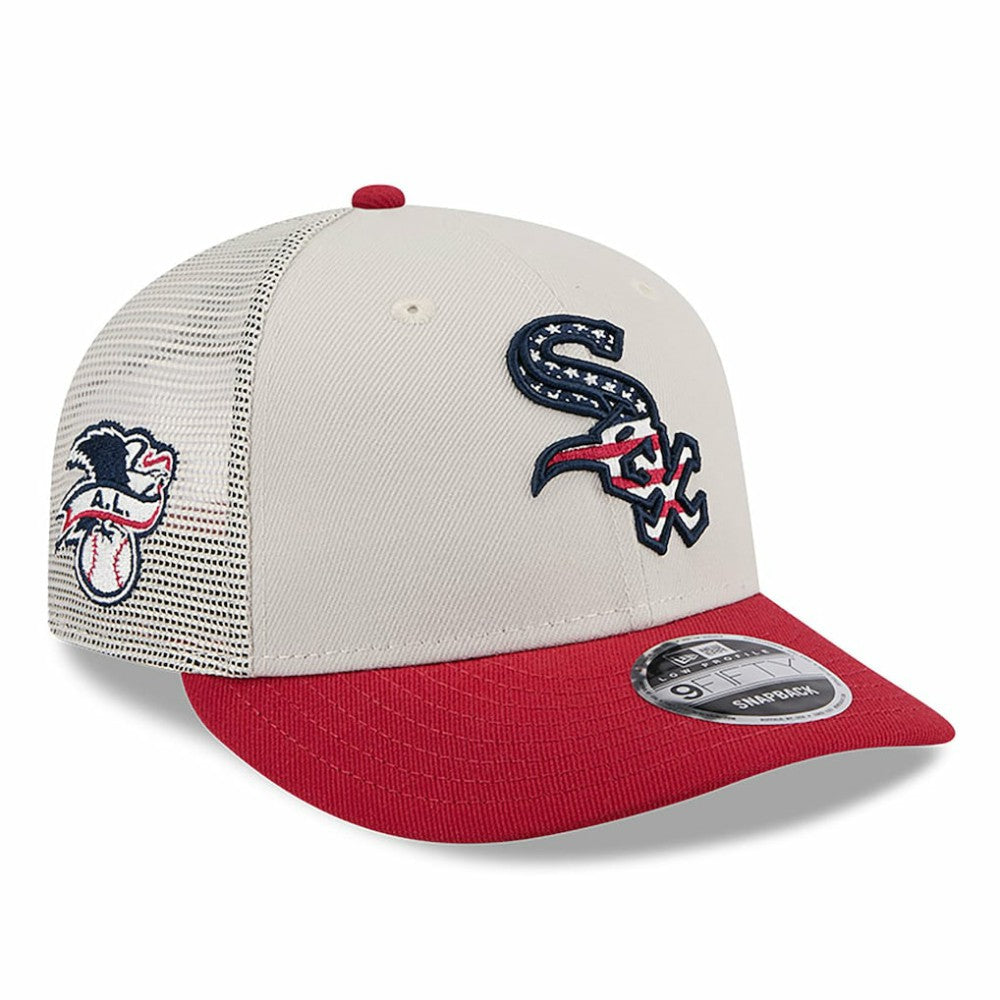Chicago White Sox New Era 2024 Fourth of July Trucker Low Profile 9FIFTY Snapback Hat | MLB Outlet