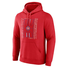 Detroit Pistons Michelob Ultra Full Court Pullover Hoodie - Red cheap On Sale
