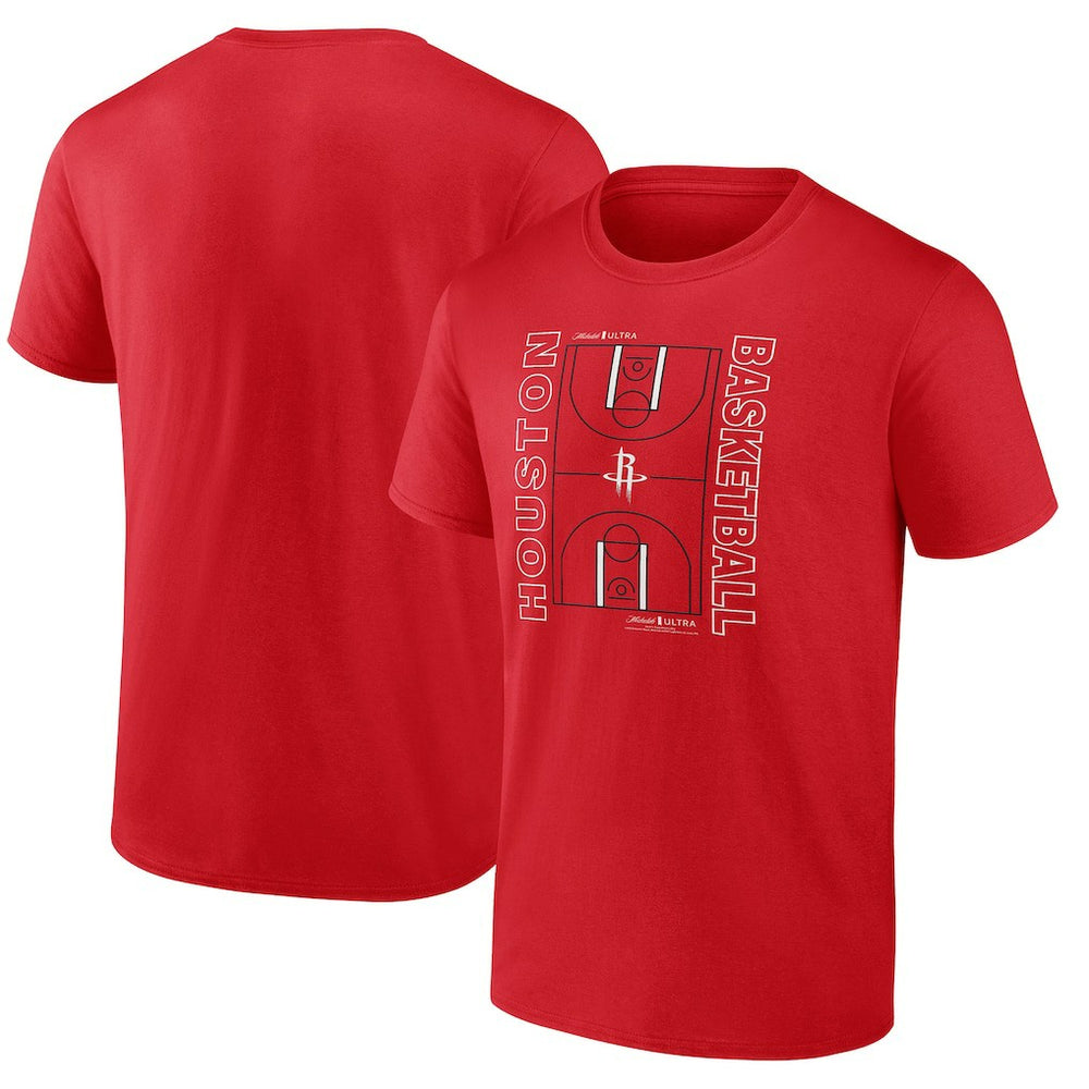 Houston Rockets Michelob Ultra Full Court T-Shirt - Red on sale Discount