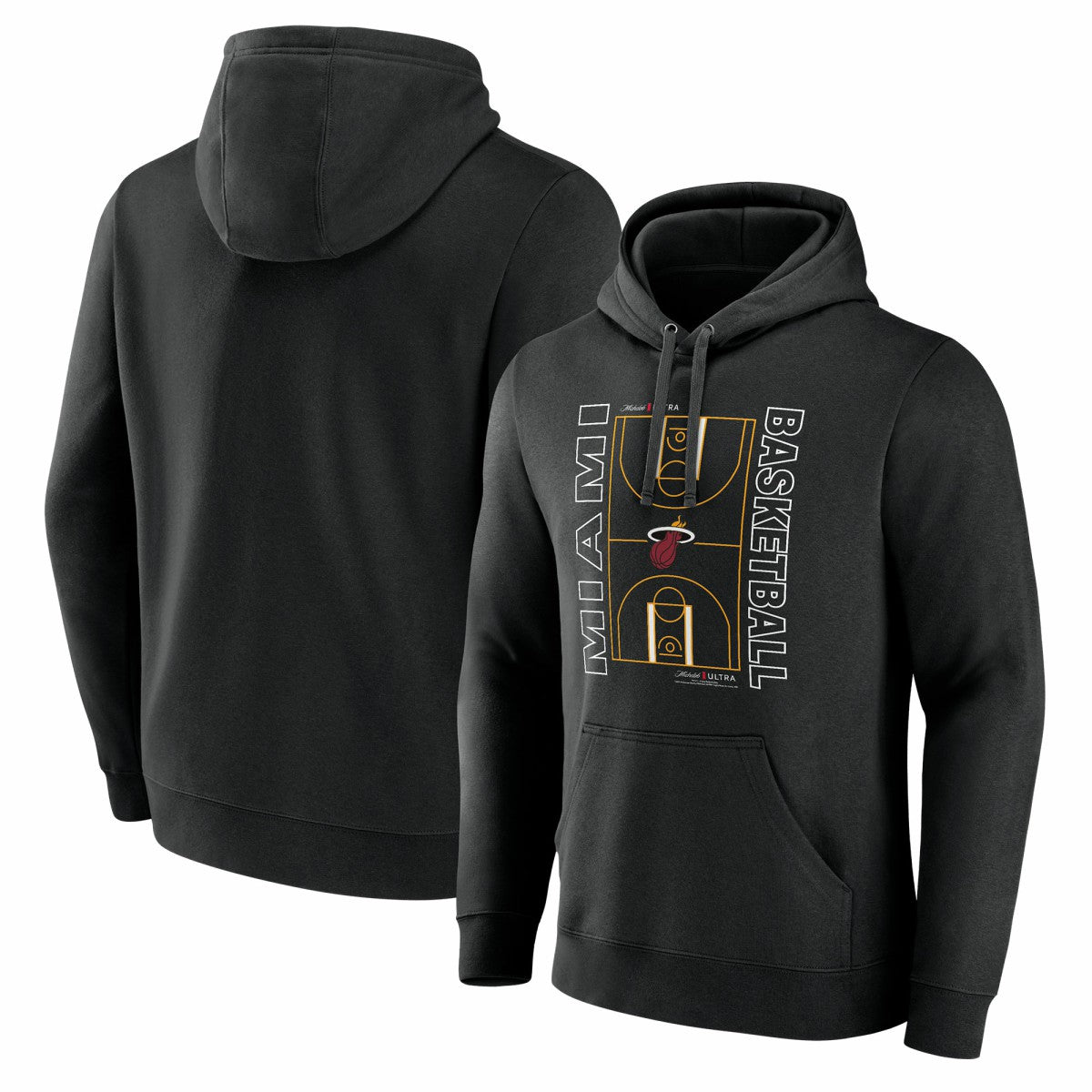 Miami Heat Michelob Ultra Full Court Pullover Hoodie - Black on sale On Sale