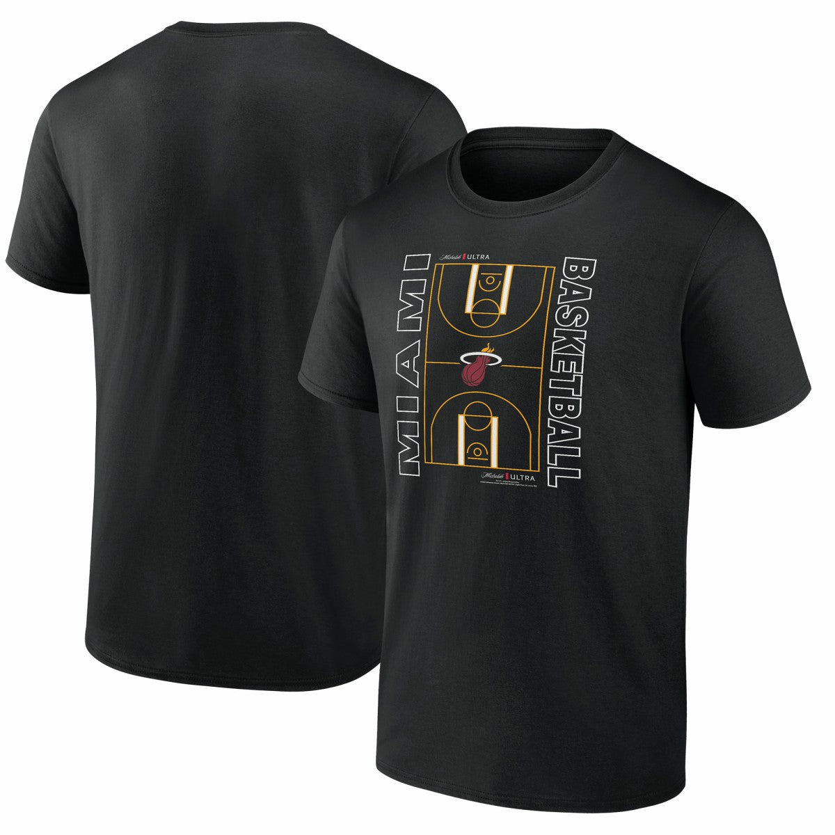 Miami Heat Michelob Ultra Full Court T-Shirt - Black outlet Outlet