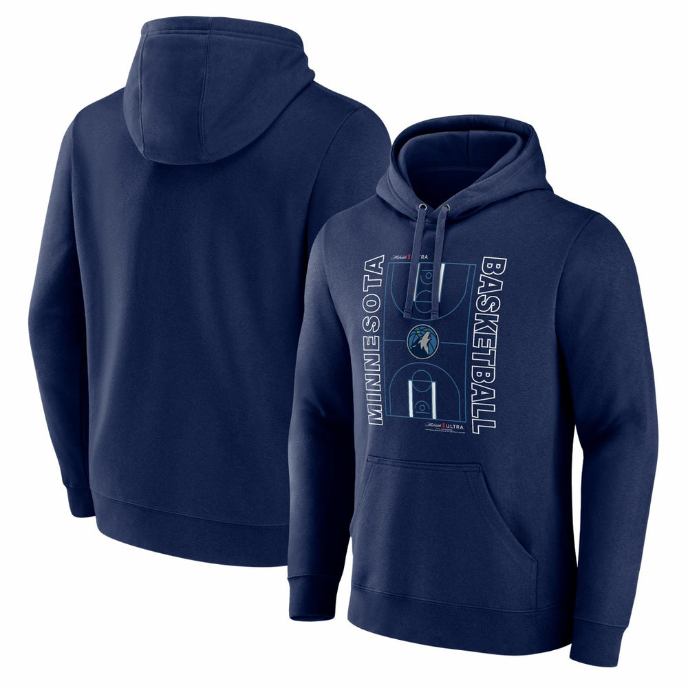 Minnesota Timberwolves Michelob Ultra Full Court Pullover Hoodie - Navy shop Outlet