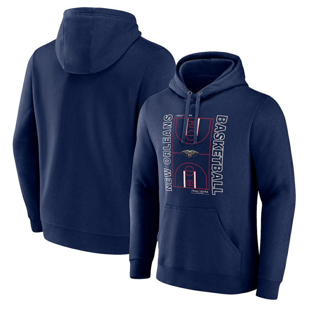 New Orleans Pelicans Michelob Ultra Full Court Pullover Hoodie - Navy online Outlet