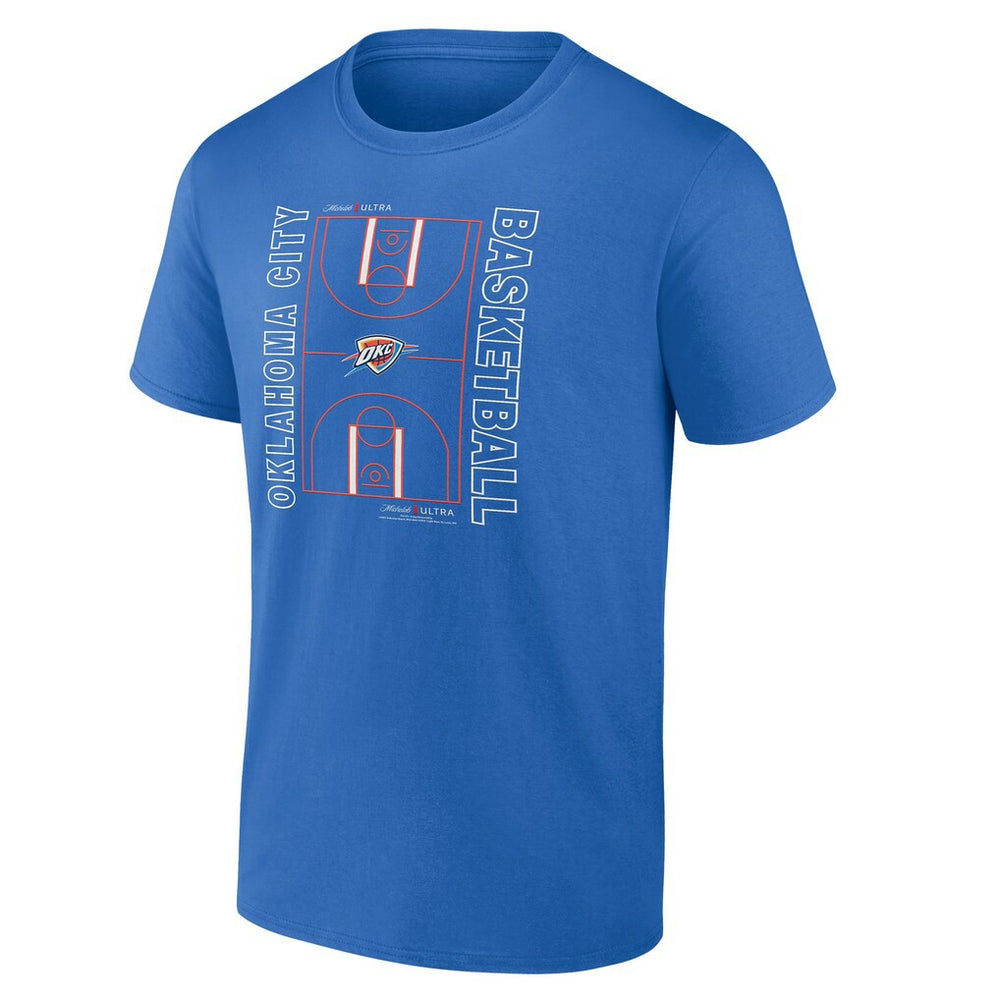 Oklahoma City Thunder Michelob Ultra Full Court T-Shirt - Blue sale On Sale