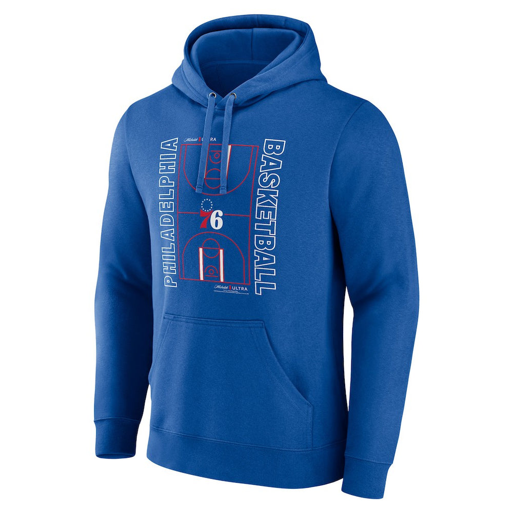 Philadelphia 76ers Michelob Ultra Full Court Pullover Hoodie - Royal online Outlet