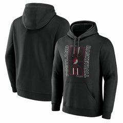 Portland Trail Blazers Michelob Ultra Full Court Pullover Hoodie - Black cheap On Sale