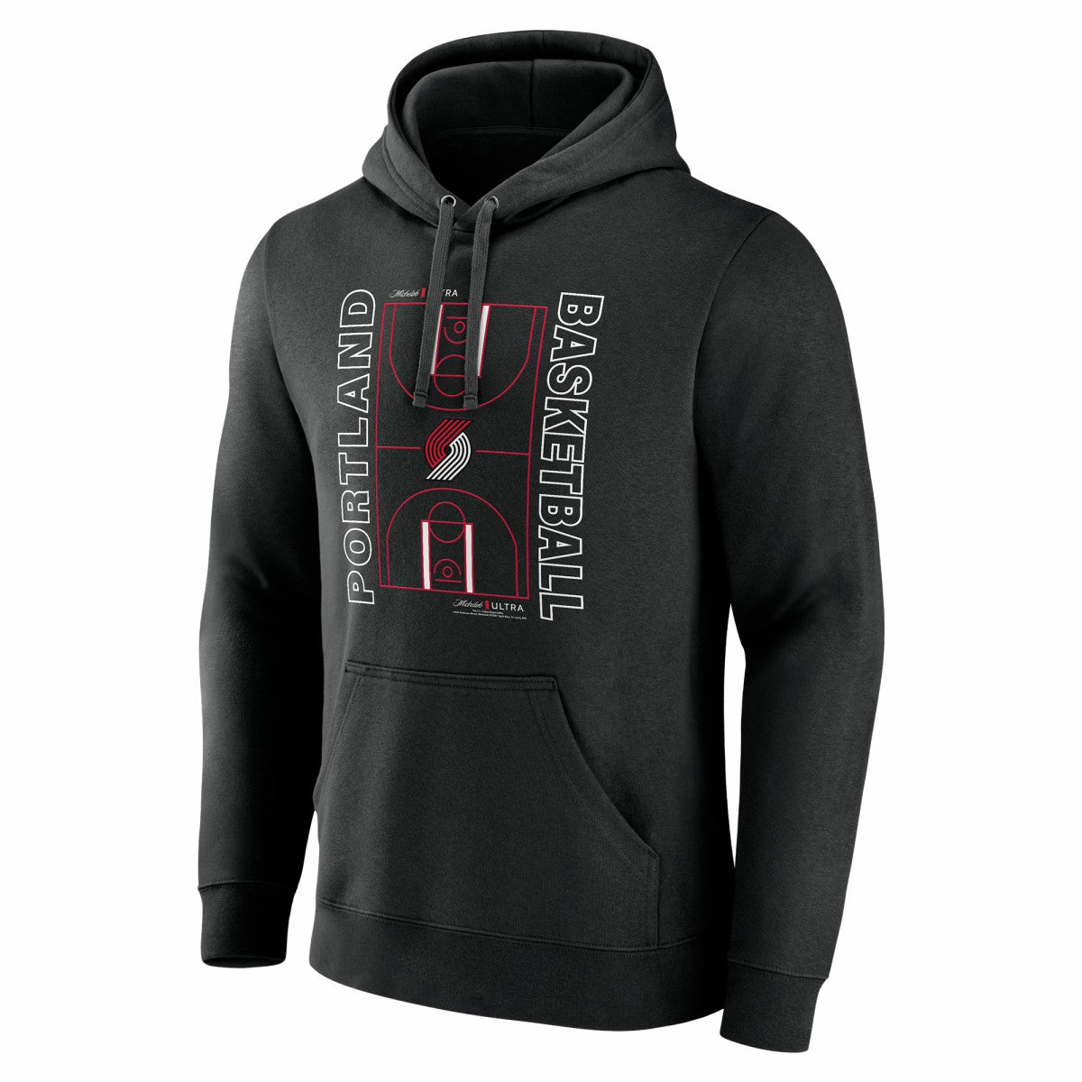 Portland Trail Blazers Michelob Ultra Full Court Pullover Hoodie - Black cheap On Sale