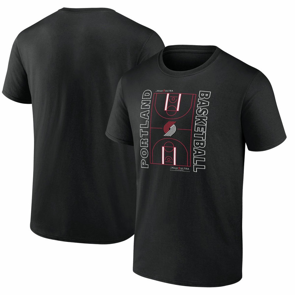 Portland Trail Blazers Michelob Ultra Full Court T-Shirt - Black online Discount