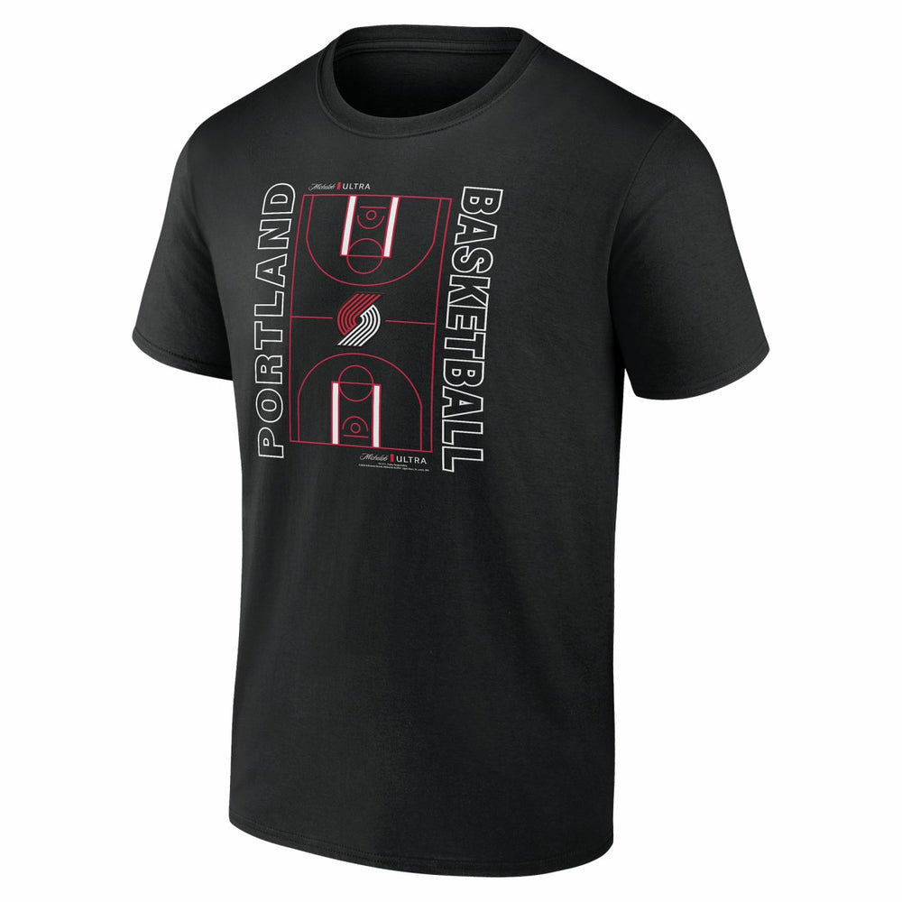 Portland Trail Blazers Michelob Ultra Full Court T-Shirt - Black online Discount