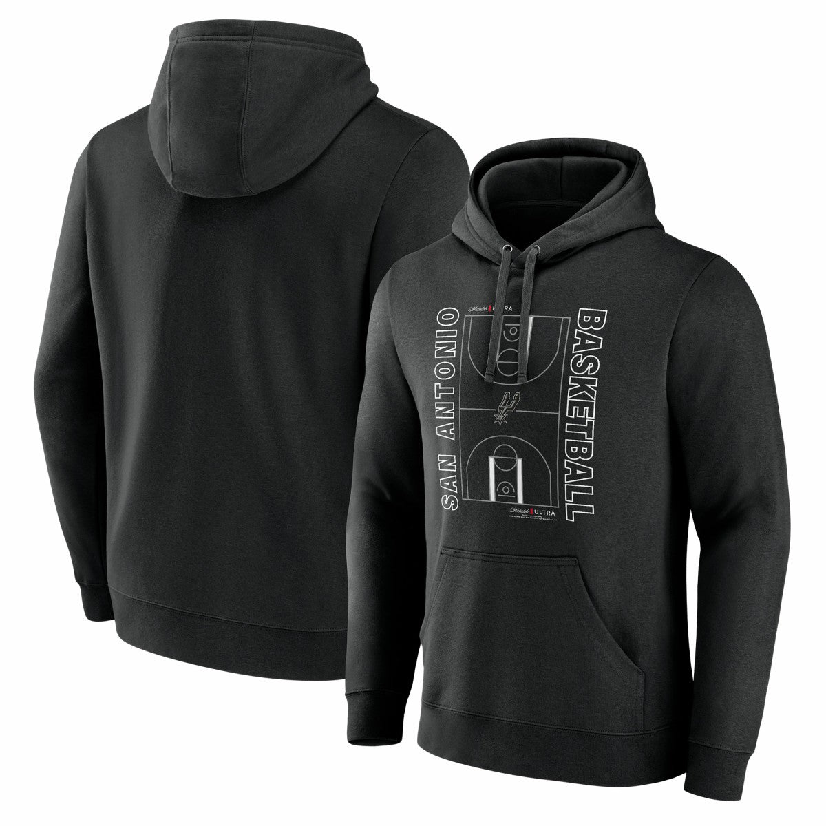 San Antonio Spurs Michelob Ultra Full Court Pullover Hoodie - Black discount Discount