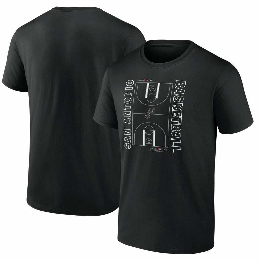 San Antonio Spurs Michelob Ultra Full Court T-Shirt - Black shop Discount