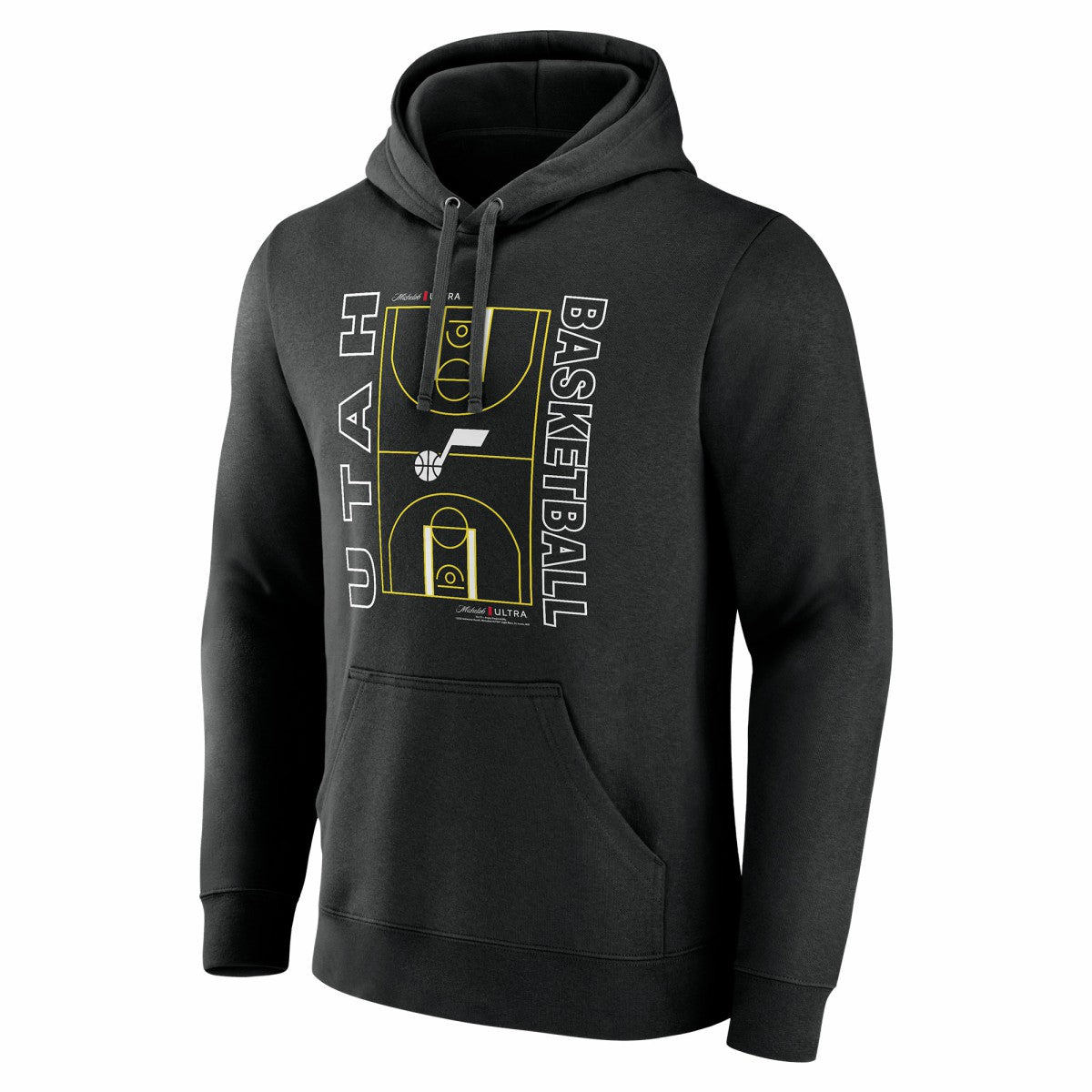 Utah Jazz Michelob Ultra Full Court Pullover Hoodie - Black for sale Online