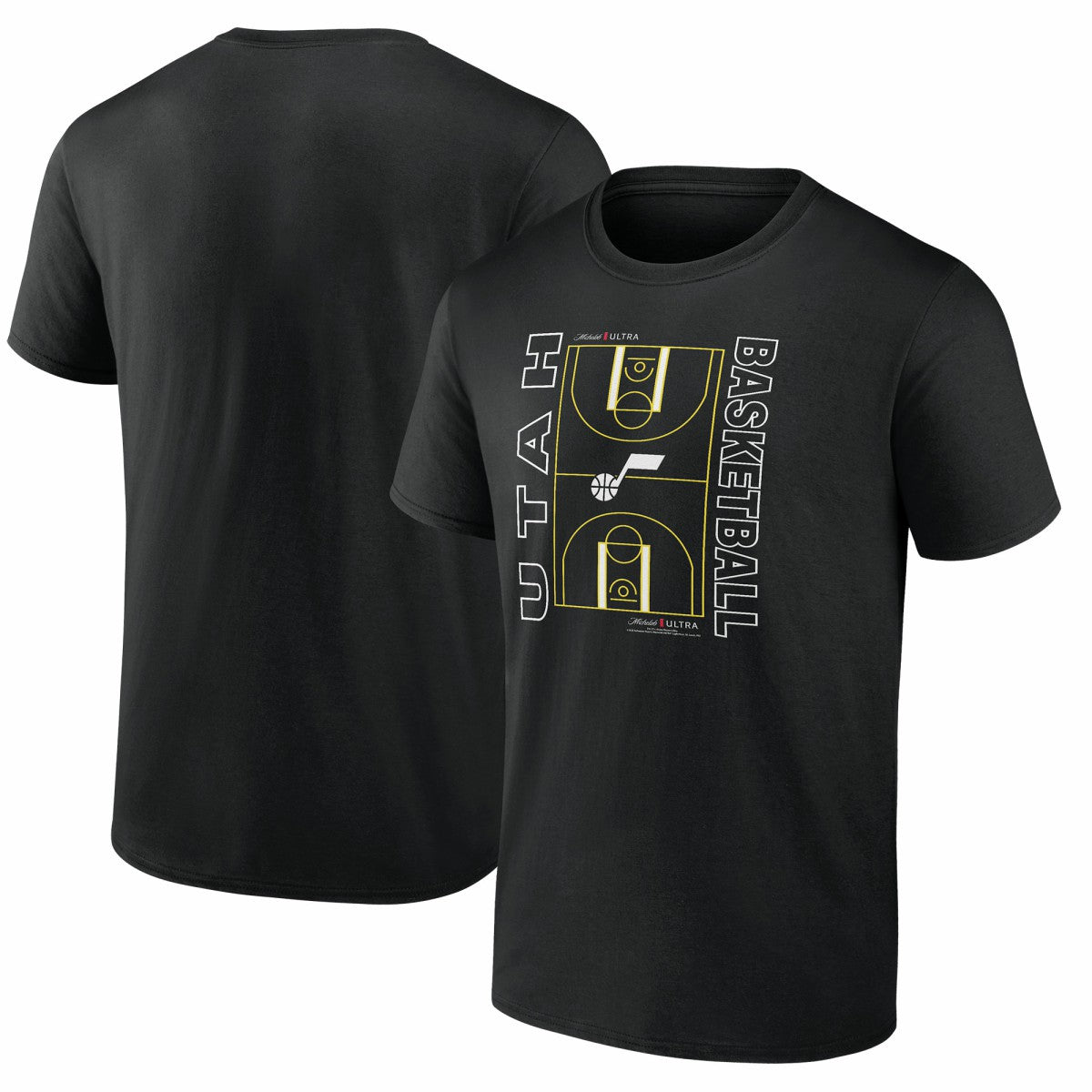 Utah Jazz Michelob Ultra Full Court T-Shirt - Black for sale On Sale