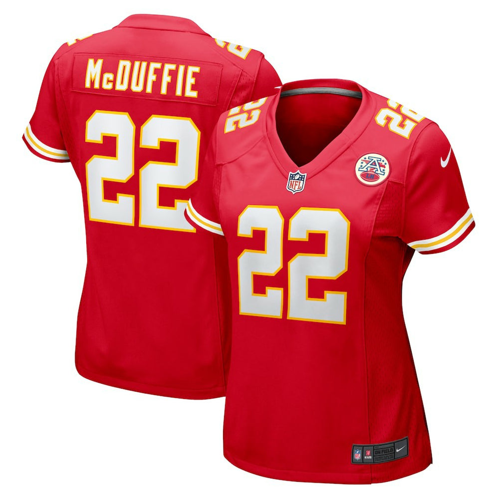 Kansas City Chiefs Nike Trent McDuffie  Women's Game Jersey