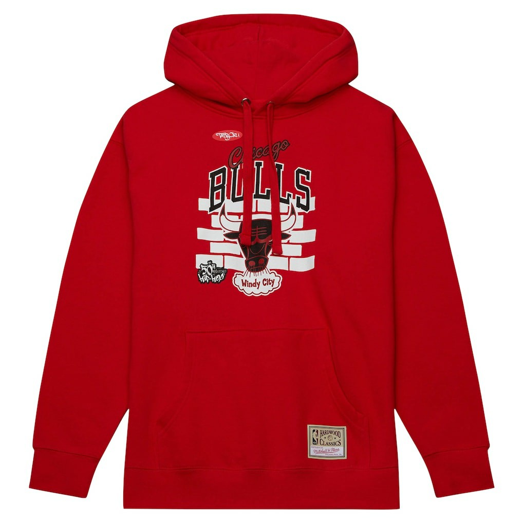 Chicago Bulls x Tats Cru Hardwood Classics Brick Pullover Hoodie sale On Sale