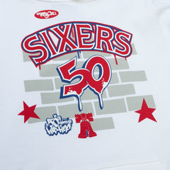 Philadelphia 76ers x Tats Cru Hardwood Classics Brick Pullover Hoodie Outlet