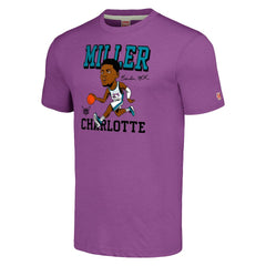 Brandon Miller Charlotte Hornets Homage Caricature Tri-Blend T-Shirt New