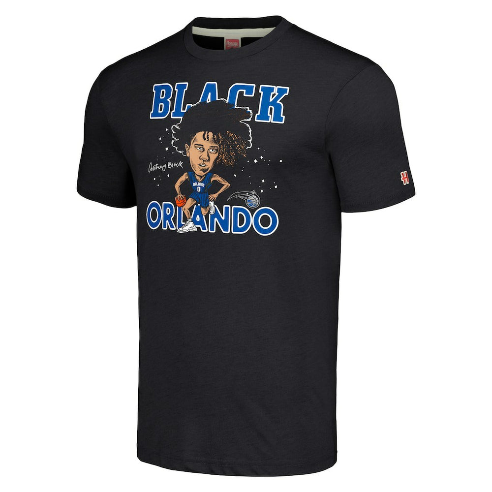 Anthony Black Orlando Magic Homage Caricature Tri-Blend T-Shirt On Sale